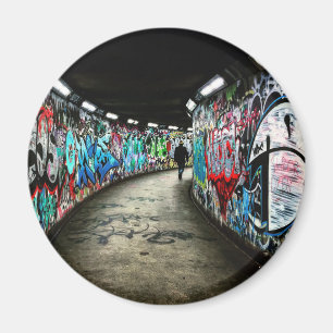 Tunnelbanan graffiti art magnet