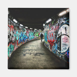 Tunnelbanan graffiti art magnet