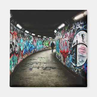 Tunnelbanan graffiti art magnet