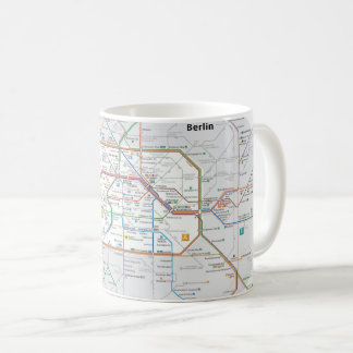 Tunnelbanan i Berlin Kaffemugg