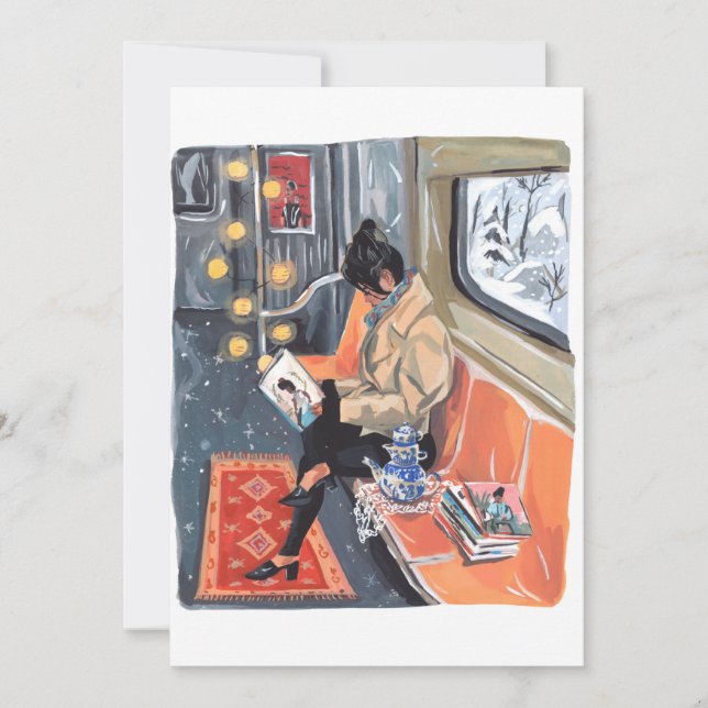 Tunnelbanan i inbjudan till Stil (Framsida)