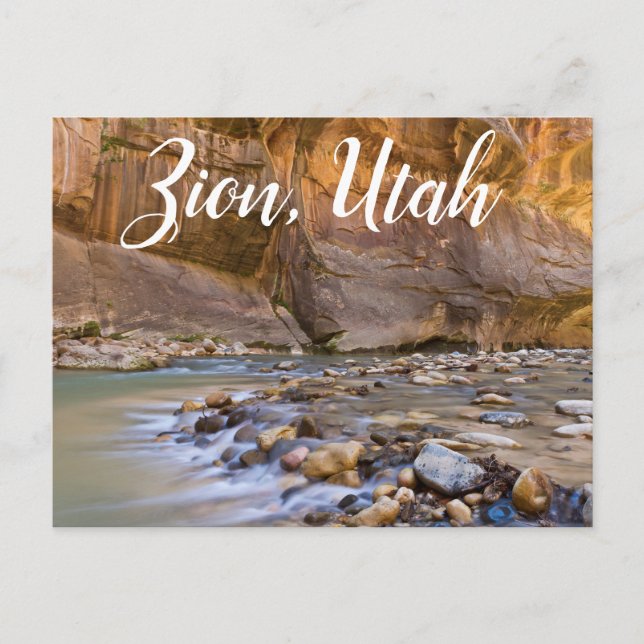 Tunnelbanan i Zion, Utah Vykort (Framsida)