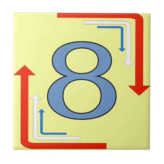 Tunnelbanan Plattor Ram 8 Åtta Kakelplatta (Framsidan)