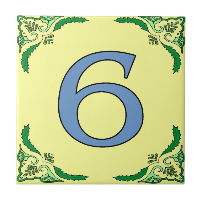 Tunnelbanan Plattor Vine Ram 6 Sex Kakelplatta (Framsidan)