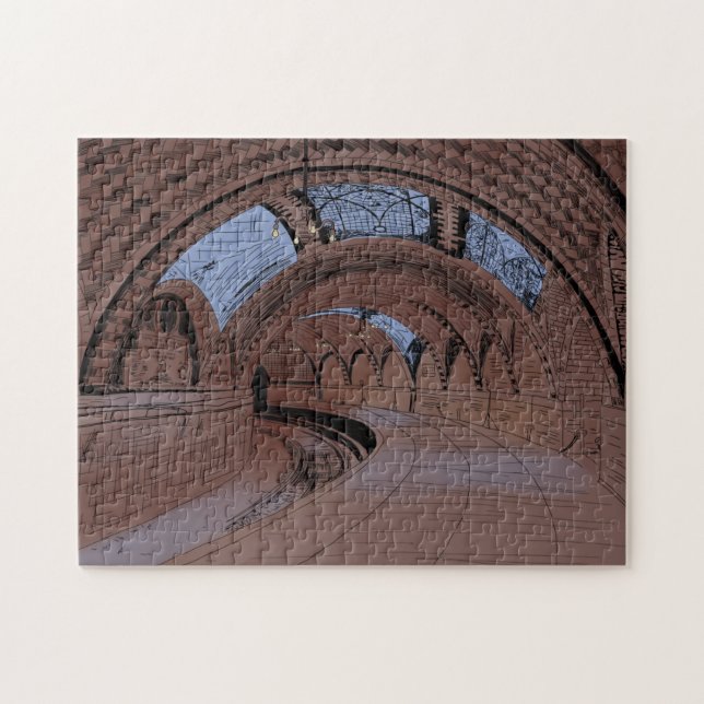 TUNNELBANAN STATION NYC PUSSEL (Horisontell)