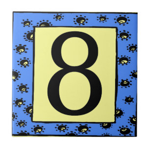Tunnelbanan Tiles Blue Ram Stars 8 Kakelplatta