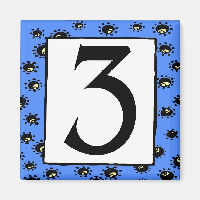 Tunnelbanan tre brickor på magnet (Framsidan)