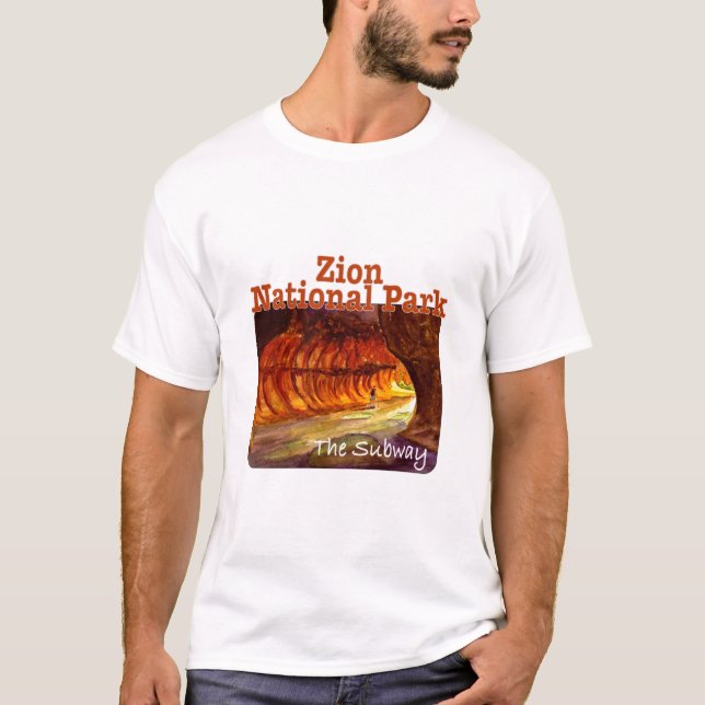 Tunnelbanan, Zion nationalpark T Shirt (Framsida)
