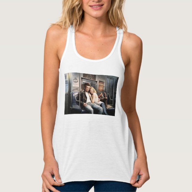 Tunnelbananryttare Linne Med Racerback (Framsida)