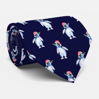 Tunnelblått Penguin Tie för Djur älskare Slips