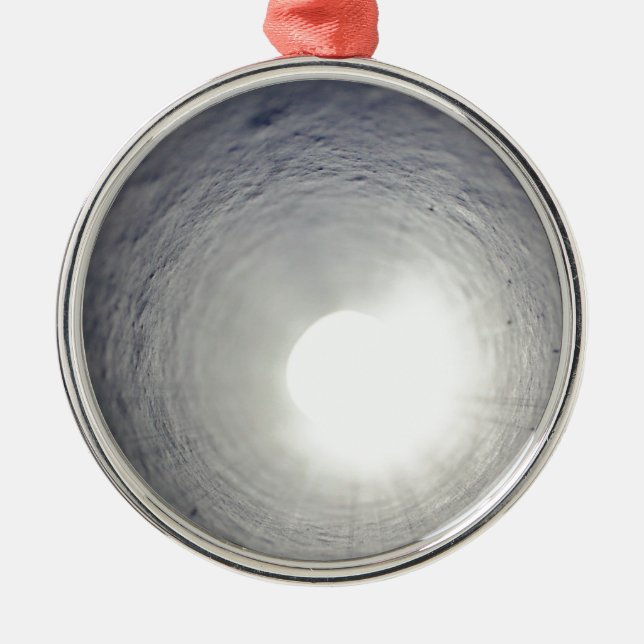 Tunnelen avslutar julgransprydnad metall (Framsidan)