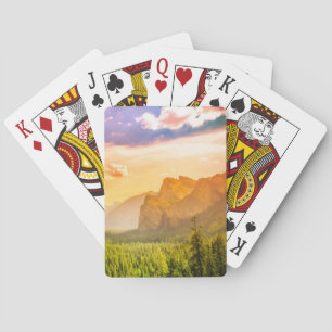 Tunnelen beskådar av den Yosemite nationalparken Spel Kort