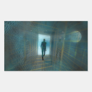 Tunnelklistermärken Rektangulärt Klistermärke