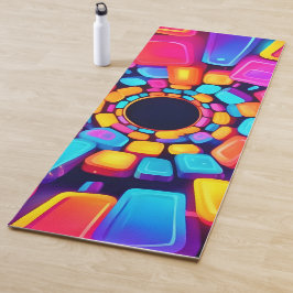 Tunnelkonst i Neon Shapes Abstrakt