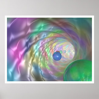 Tunneln Färg Poster