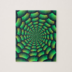 Tunneln grönt vid Spiral Pussel