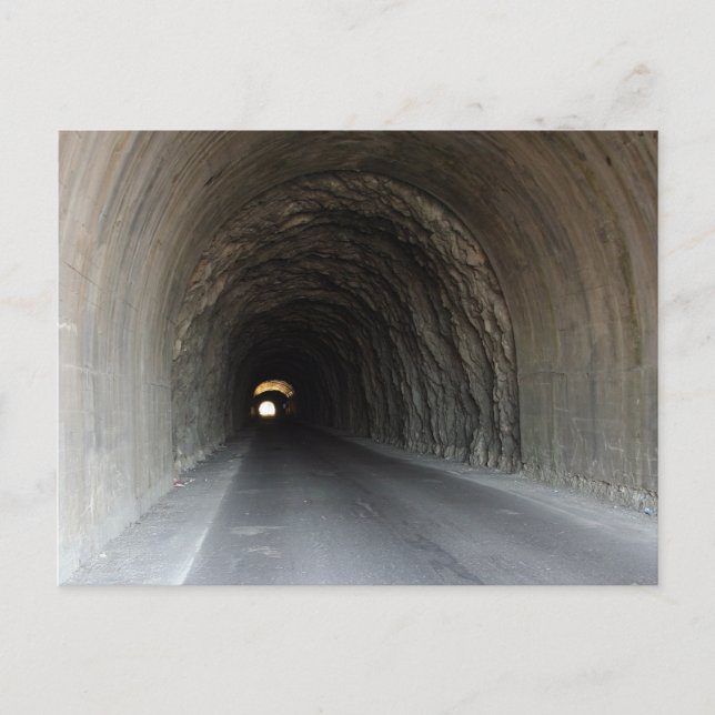 Tunneln i Carrara/Italien Vykort (Framsida)
