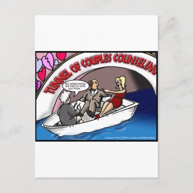 Tunneln i Kärlek? Lönsam offslag Tecknad Gifts & T Vykort (Framsida)