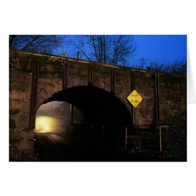 Tunneln I - Magiska världen utanför tunneln Hälsningskort (Framsidan Horizontal)