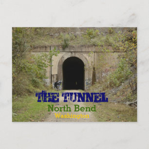 Tunneln North Bend Washington Vykort