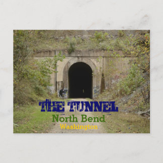 Tunneln North Bend Washington Vykort