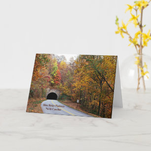 Tunneln på North Carolinas Blue Ridge Parkway Kort