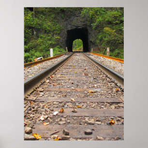 Tunneln tåg poster