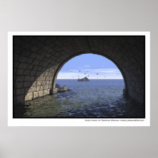 Tunneln vatten poster
