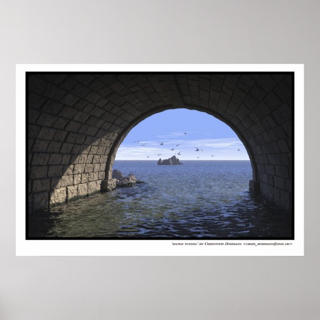 Tunneln vatten poster (Framsidan)