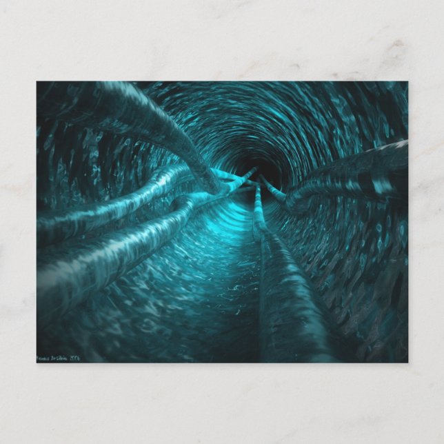 Tunneln vatten vykort (Framsida)