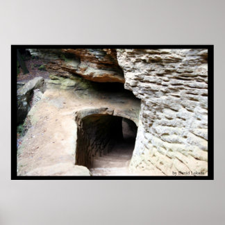 Tunneln vid Gamle mans grotta Poster