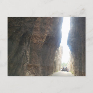 Tunnelöppning, Needles Highway, South Dakota Vykort