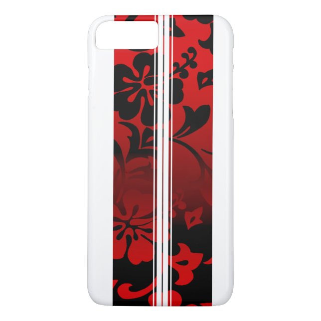 Tunnels Beach Hawaiian Surfbräda Case-Mate iPhone Skal (Baksida)
