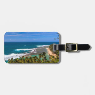 Tunnels Beach sett från Kalalau Trail Bagagebricka