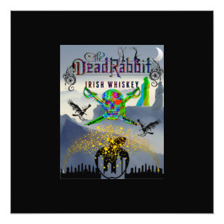Tunnelsprit "The Dead Rabbit" whiskey Fototryck