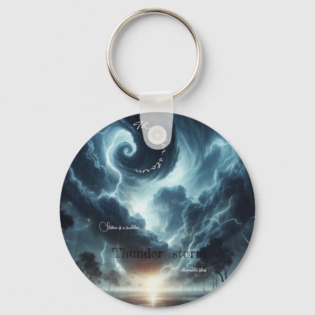 Tunnelstormen är plötslig nyckelring (Framsida)