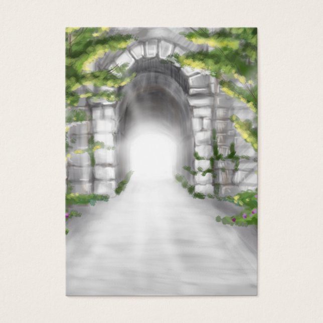 Tunneltrellis för söt visitkort (Framsidan)