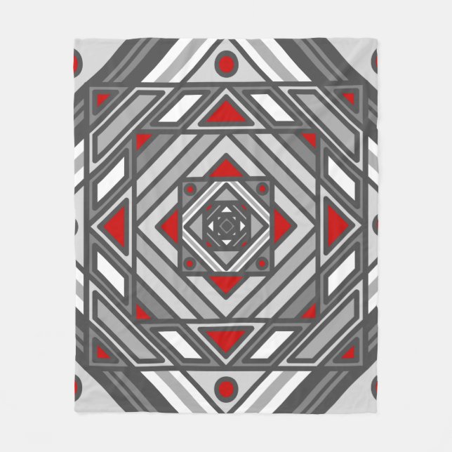 Tunnelvision Fleece Blanket (Framsidan)