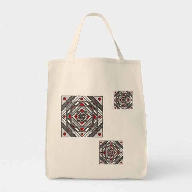 Tunnelvision Tote Bag Tygkasse (Framsidan)