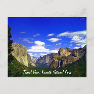 Tunnelvy, vykort för Yosemite National Park