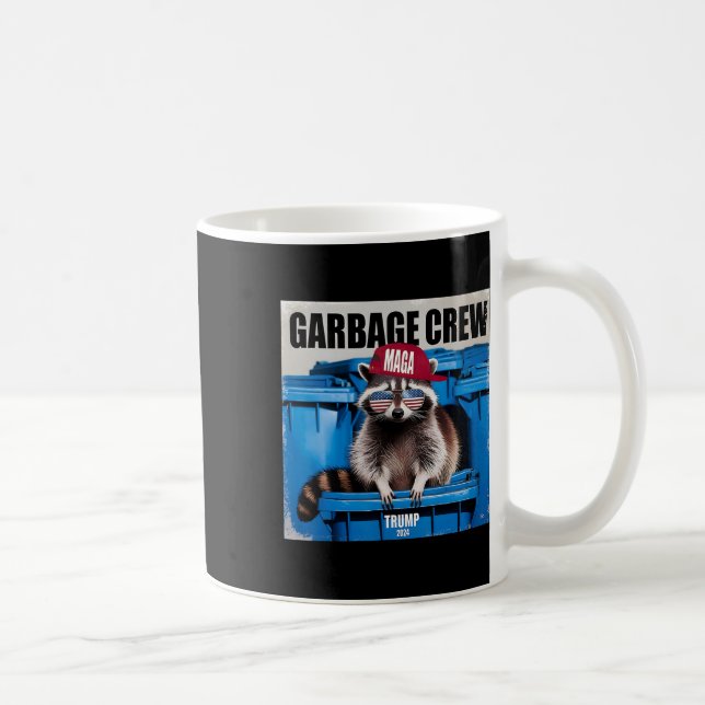 Tunnens anhängare är Sopor Joe Biden Gar Kaffemugg (Höger)