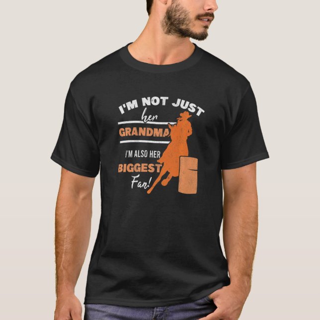 Tunnerryttare Fan Mormor Farmor Häst Tunnerryttare T Shirt (Framsida)