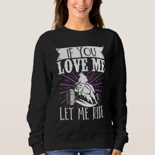 Tunnerryttare Om Du älskar mig Låt mig rida Häst R T Shirt