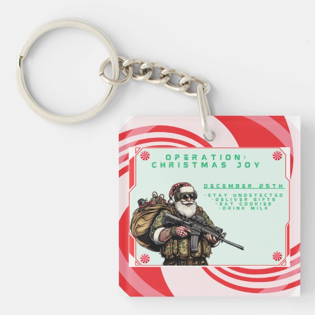 Tunnig militär/jultomten (Framsidan)