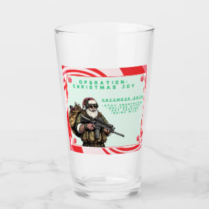 Tunnig militär/jultomten glaskopp