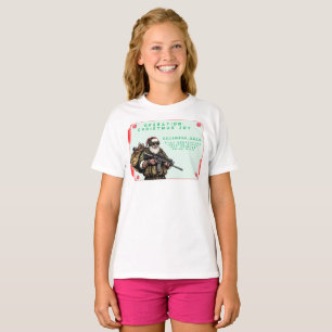 Tunnig militär/jultomten t shirt