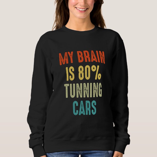 tunning cars  My Brain is 80 T Shirt (Framsida)