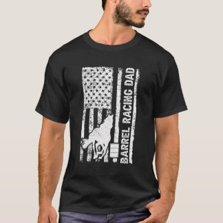 Tunnlöpning Pappa USA Flagga Pappa Till En Tunnlöp T Shirt
