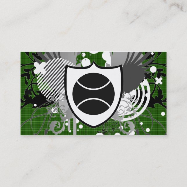 Tunnnis av hifi plaid visitkort (Framsida)