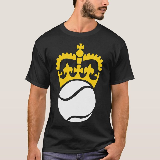 Tunnnis bakhand, roliga tennismembran t shirt (Framsida)